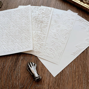 Handmade Artistic Premium Embossed Scrapbook Paper b3