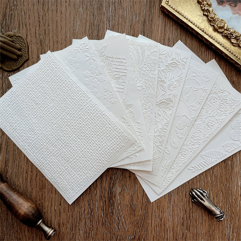 Material Paper - Handmade Artistic Premium Embossed Scrapbook Paper