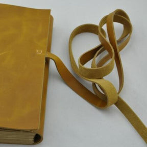 Handmade Genuine Leather Vintage Yellow Creative Journal - A52