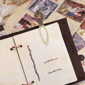 Handmade Magic Spell Leather Journal - Enchanté Artisan Ouija Grimoire 4