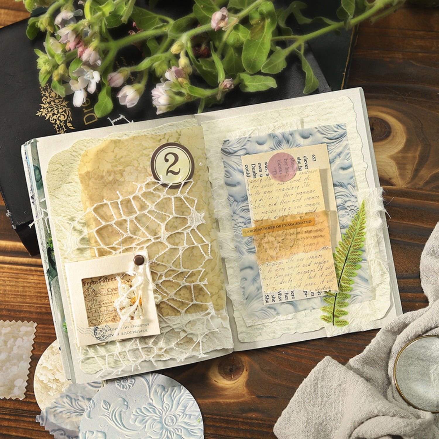 Handmade Paper Room Series Dual Material Paper 10