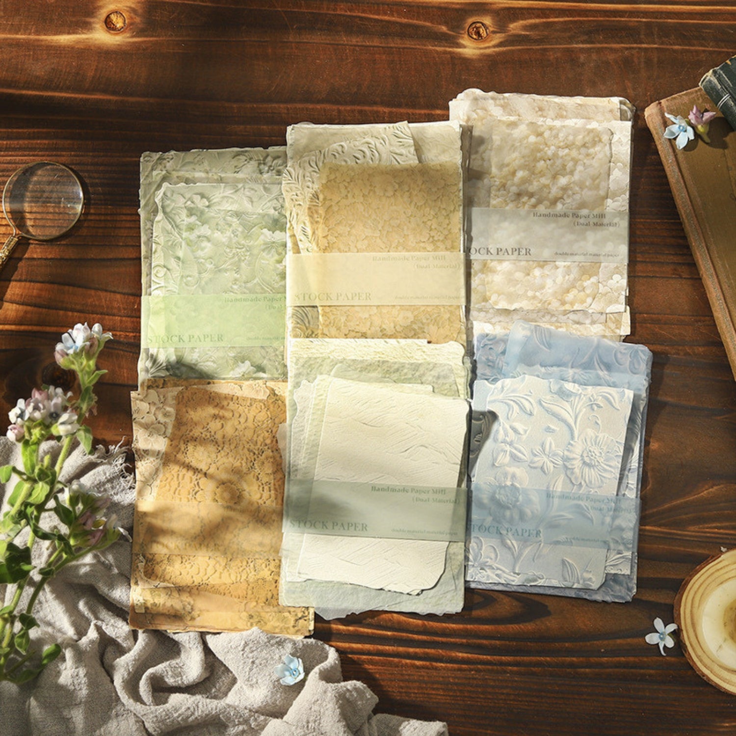 Handmade Paper Room Series Dual Material Paper 11