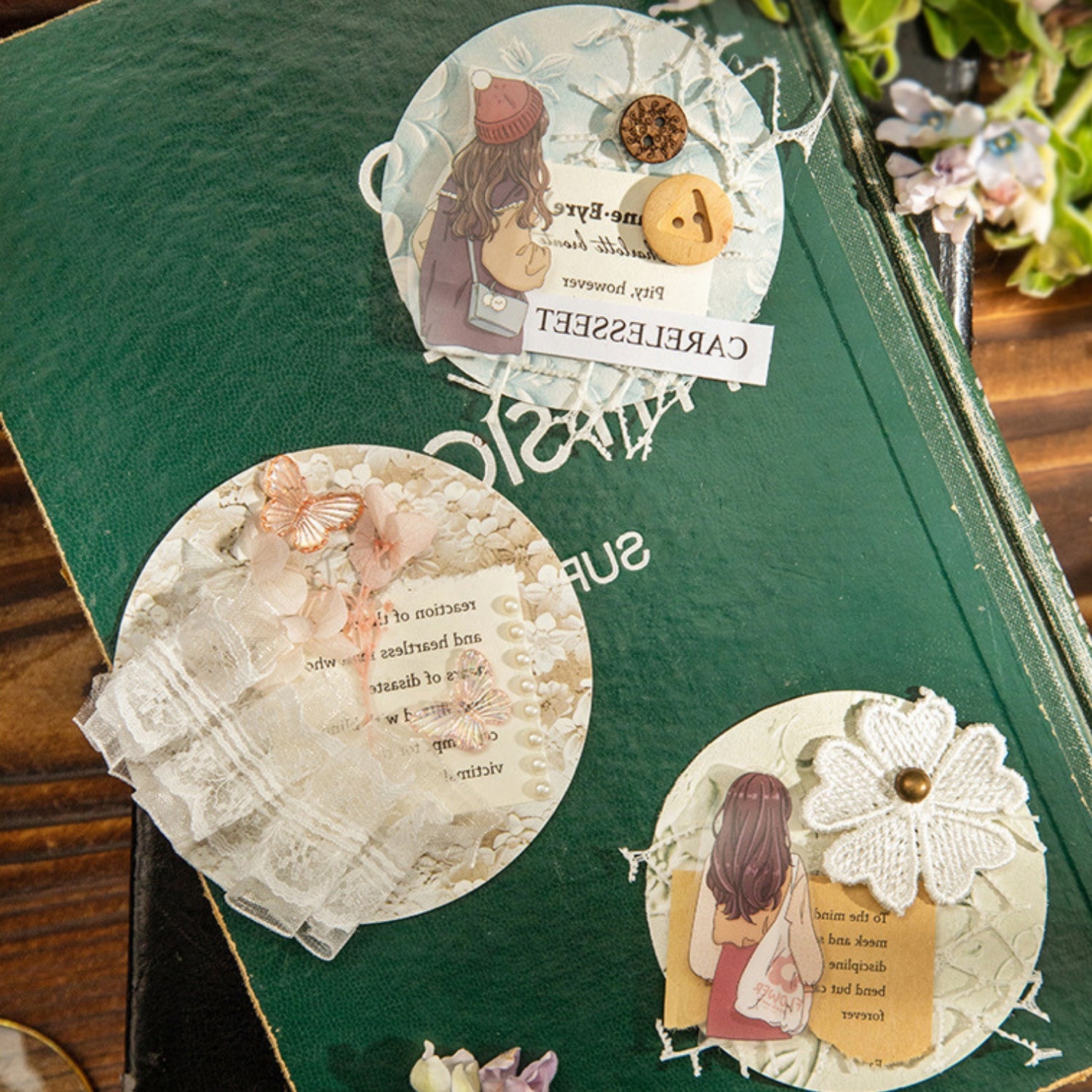 Handmade Paper Room Series Dual Material Paper 13