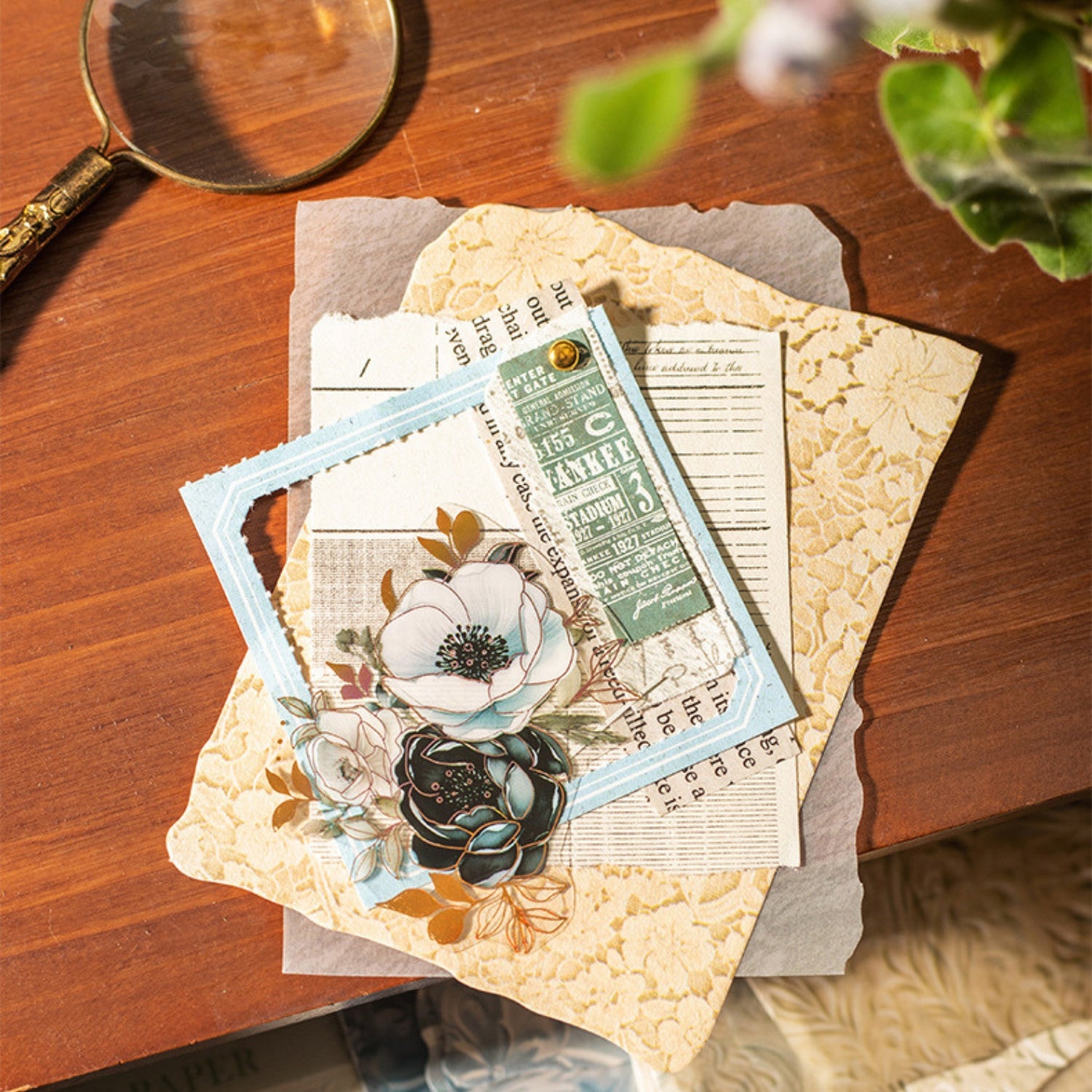 Handmade Paper Room Series Dual Material Paper 15