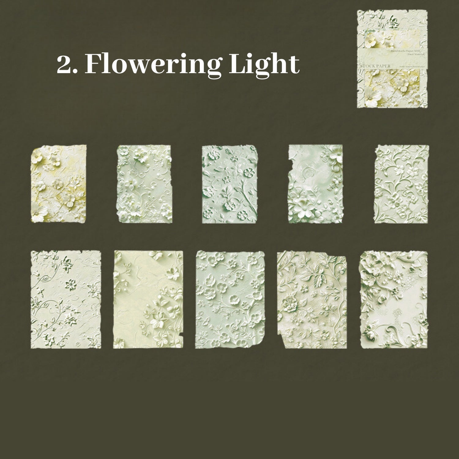 Handmade Paper Room Series Dual Material Paper 2