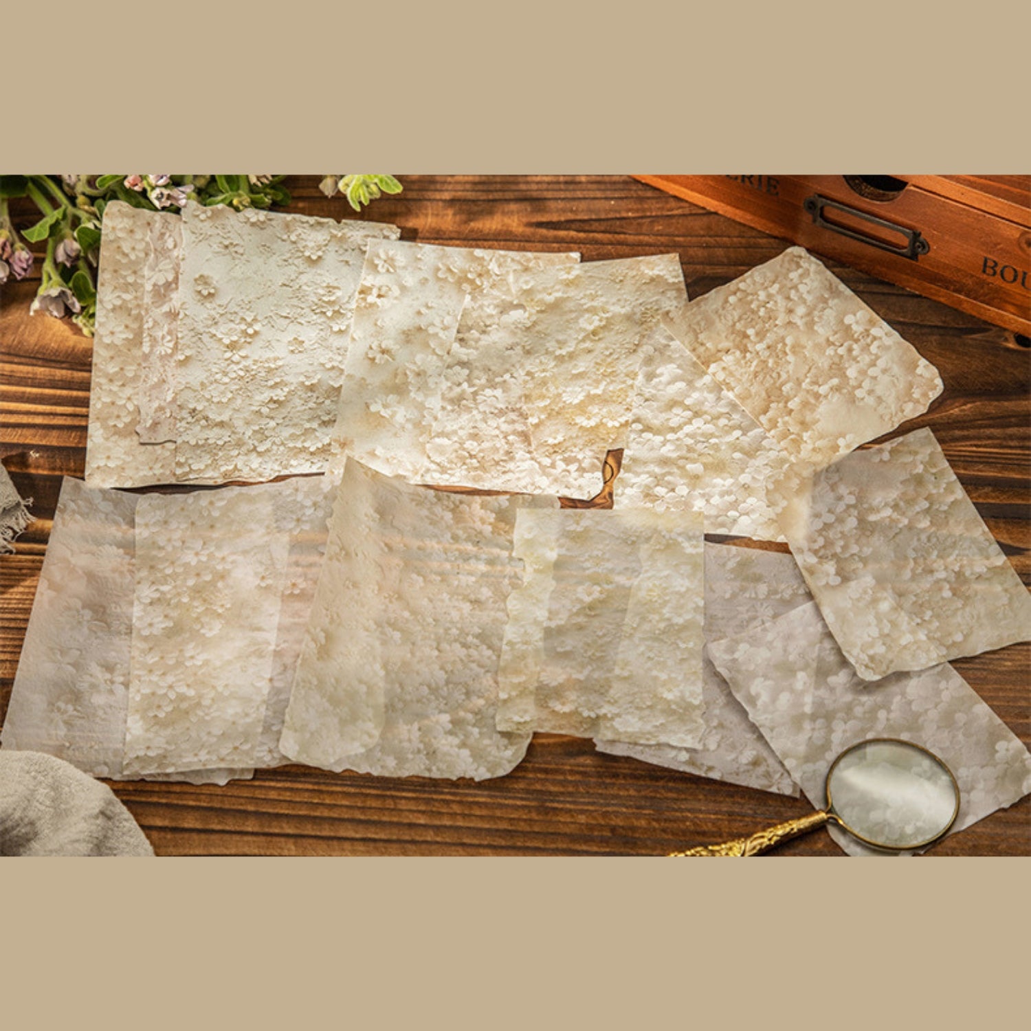 Handmade Paper Room Series Dual Material Paper 23