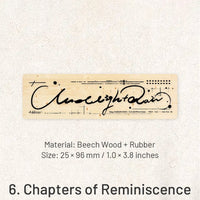 6.Chapters of Reminiscence