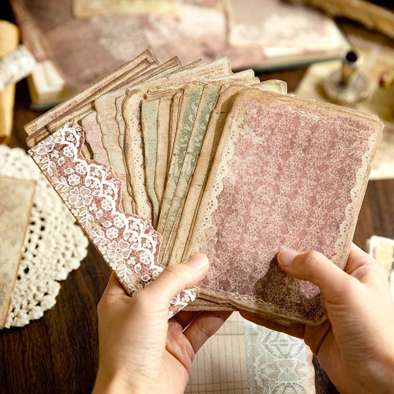 Rewtro Paper Vintage Handwritten Paper Background | Stamprints Retro Collection