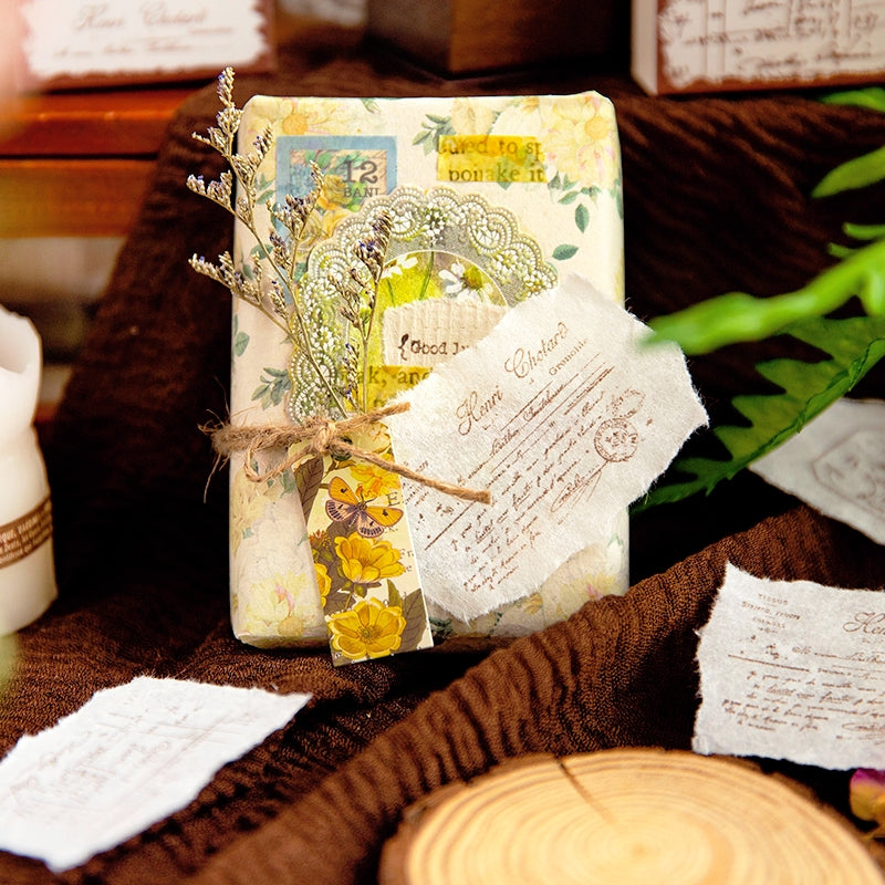 Handwritten Prologue Series Retro Rubber Stamp b2