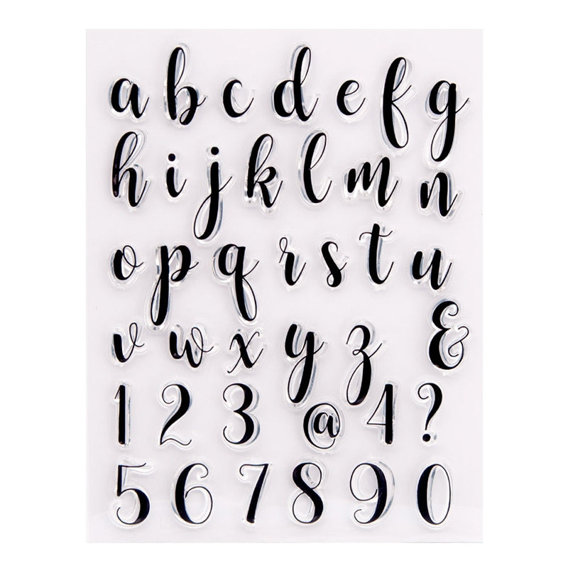 Handwritten Uppercase Alphabet Transparent Stamps sku