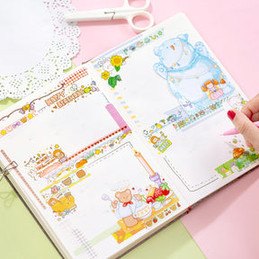 Happy Childhood Cartoon Girl-themed Scrapbook Kit b7