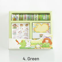 Happy Childhood Cartoon Girl-themed Scrapbook Kit sku-4