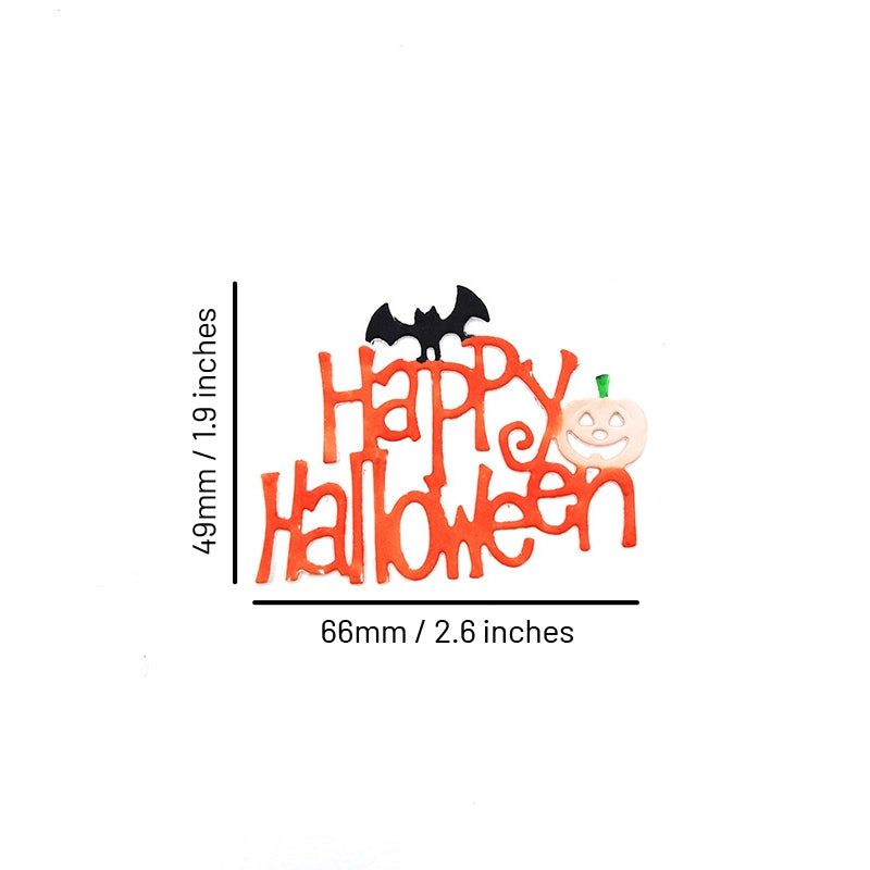 Happy Halloween Carbon Steel Crafting Dies sku