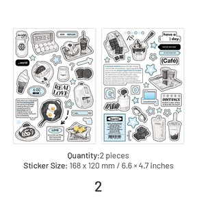 Happy Life Stickers - Food, Bottle, Leisure, Daily Necessities sku-2
