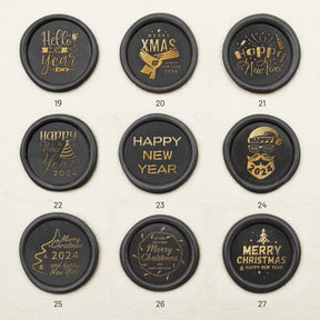 Happy New Year Wax Seal Stamp (27 Designs)6