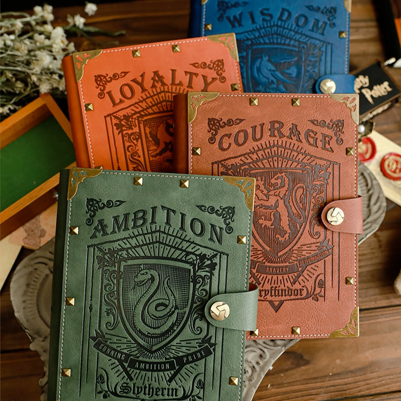Harry Potter HP Wizard Magic Hogwarts School Vintage Loose-Leaf Notebook