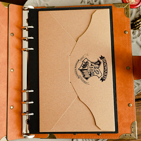 Harry Potter HP Wizard Magic Hogwarts School Vintage Loose-Leaf Notebook2