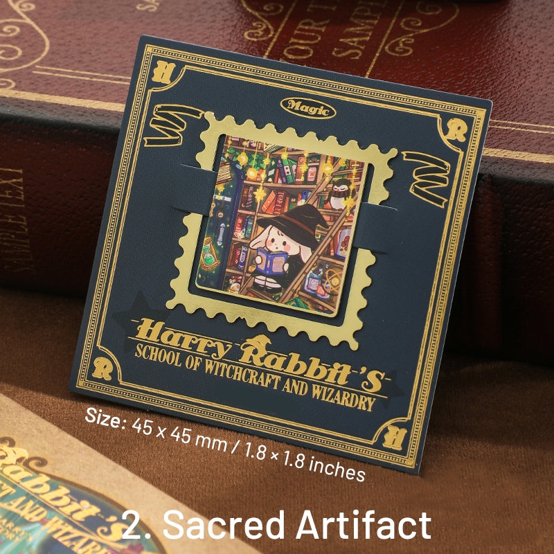 Harry Rabbit Magic Academy Series Metal Clip Bookmark sku-2