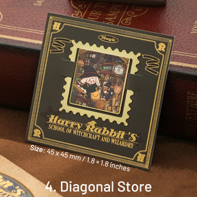 Harry Rabbit Magic Academy Series Metal Clip Bookmark sku-4