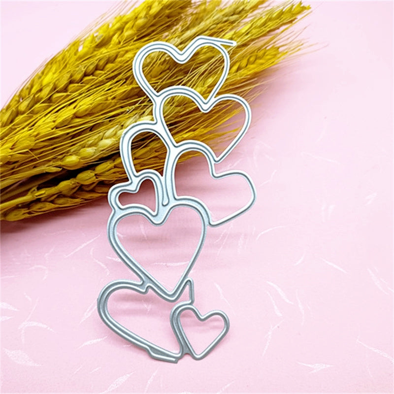 Heart-Shaped Border Carbon Steel Crafting Dies a
