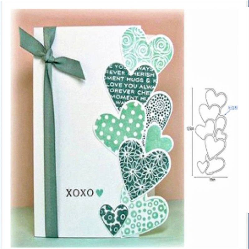 Heart-Shaped Border Carbon Steel Crafting Dies b2