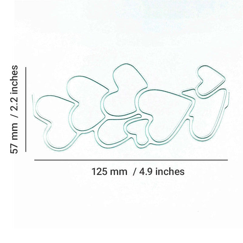 Heart-Shaped Border Carbon Steel Crafting Dies c2