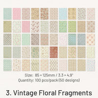 3. Vintage Floral Fragments