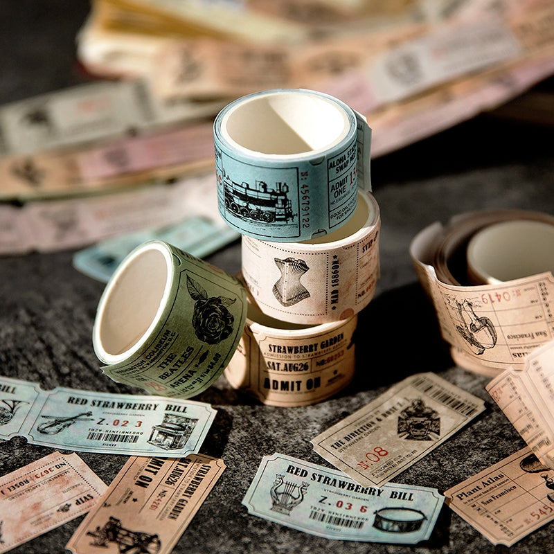 Holiday Coupons Washi Tape - Tickets Travel b