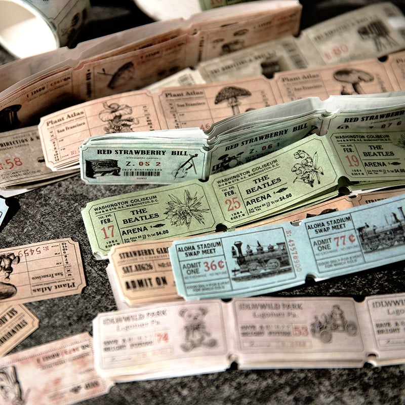 Holiday Coupons Washi Tape - Tickets Travel b4
