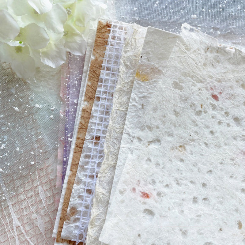Hollow Mesh Specialty Paper Mixed Junk Journal Paper b