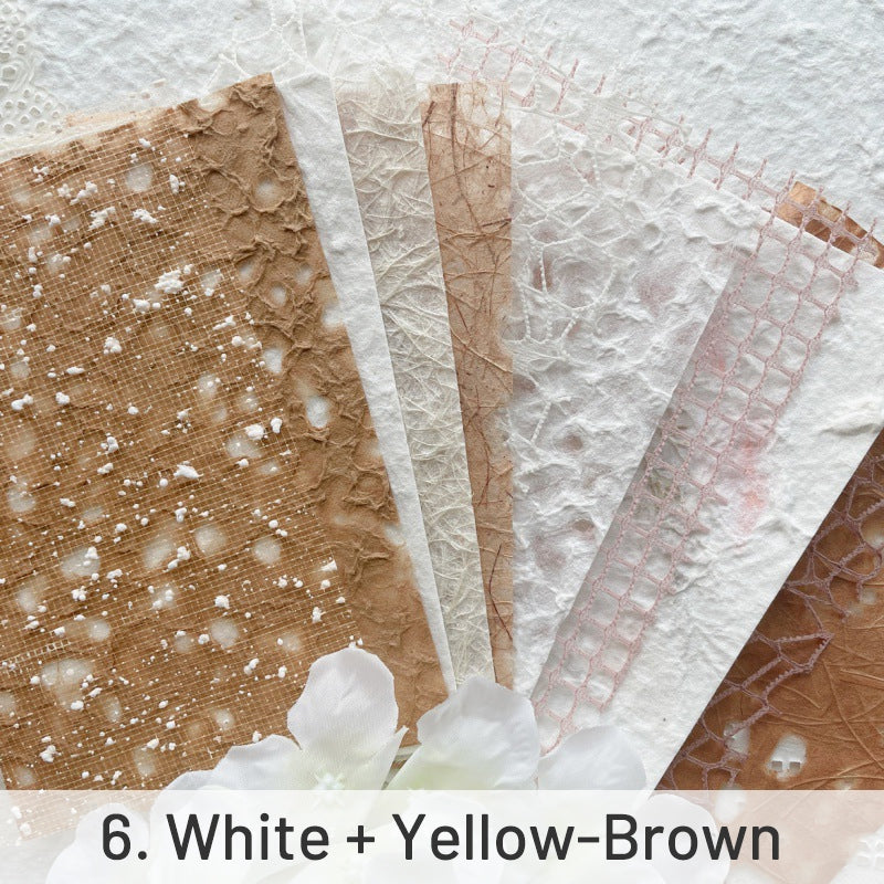 Hollow Mesh Specialty Paper Mixed Junk Journal Paper sku-6