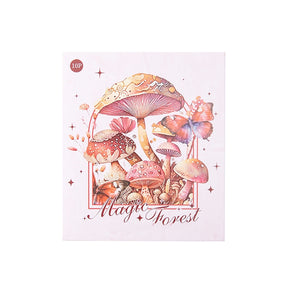 Holographic Hot Stamping Fairy Tale Mushroom PET Stickers b7