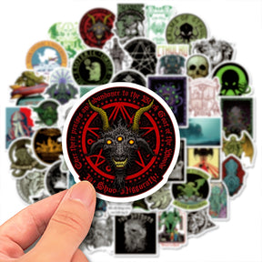 Horror Thriller Cthulhu Skull Graffiti Stickers c