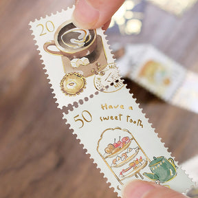 Hot-Stamping Decorative Sticker-Stars Gourmet Stamp Travel c2
