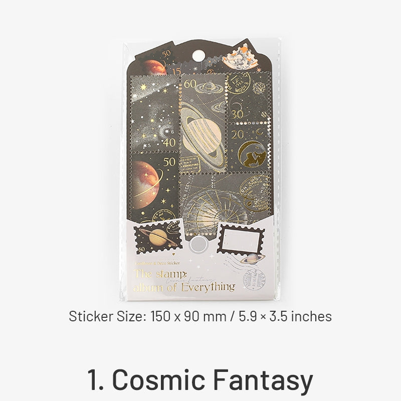 Hot-Stamping Decorative Sticker-Stars Gourmet Stamp Travel sku-1