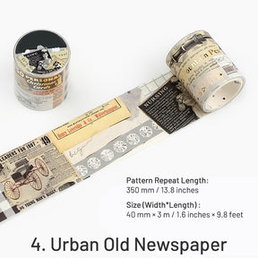 Hot Stamping Washi Tape - Poster Newspaper Fairy Tale Drink sku-4