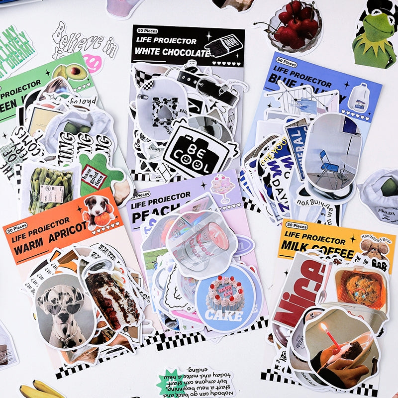 Household Daily Coated Paper Stickers a