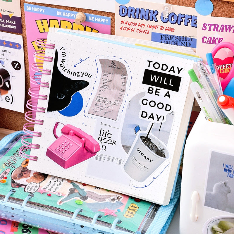 Household Daily Coated Paper Stickers b6