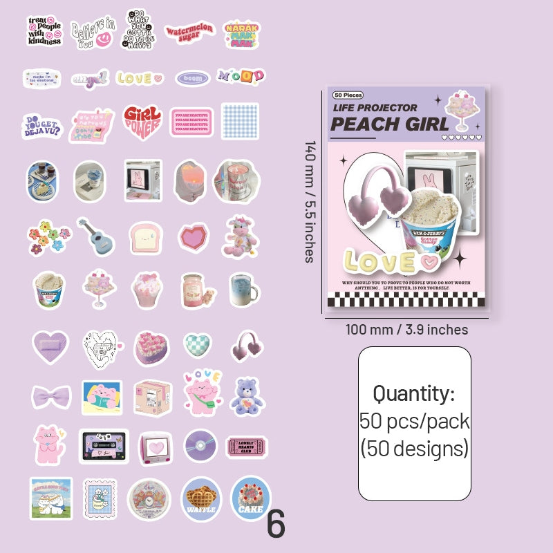 Household Daily Coated Paper Stickers sku-6