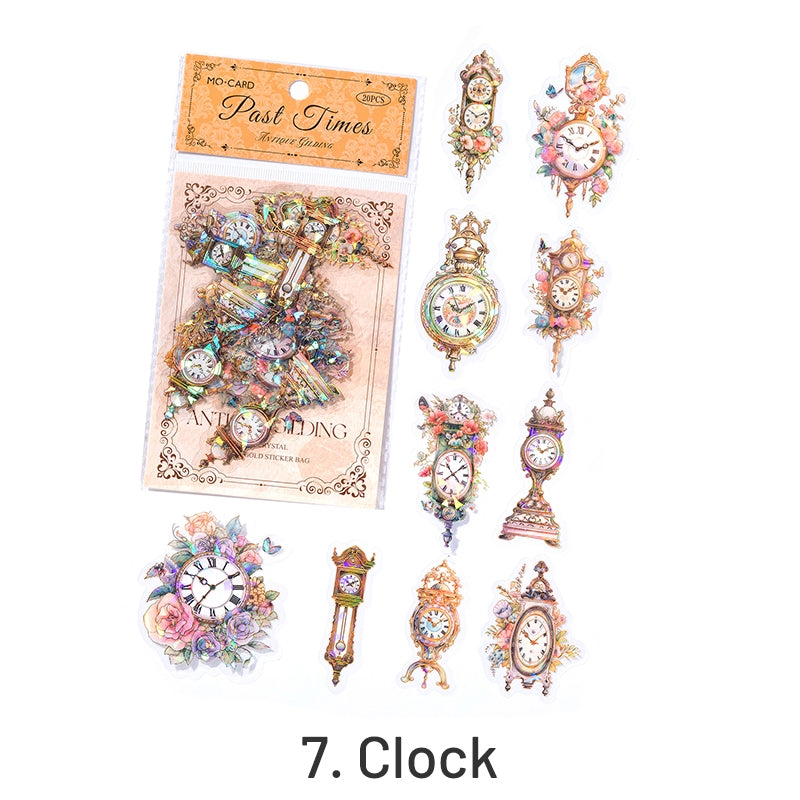 Household Items PET Stickers - Plant, Bottle, Furniture, Tableware, Window, Clock, Lamp sku-7