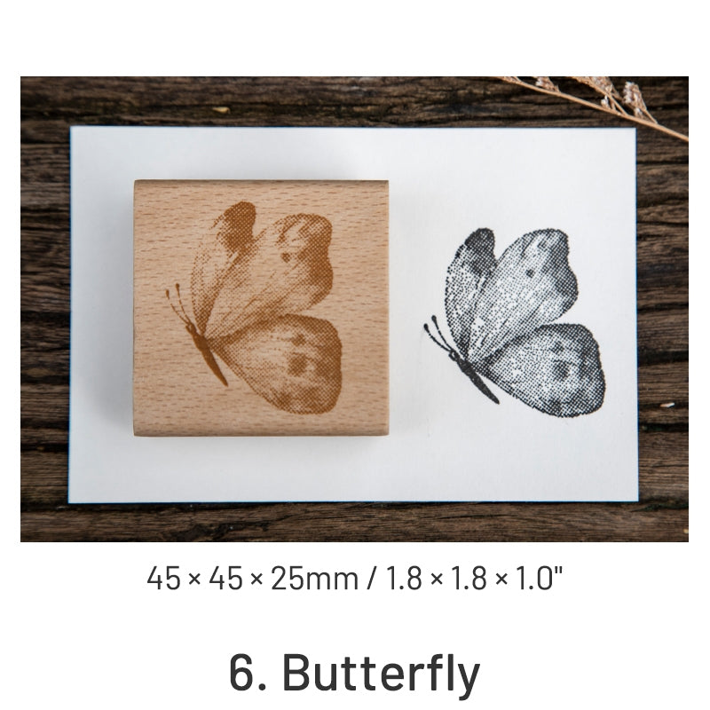 Wax Seal Stamp Butterfly Sealing Wax Stamps Insect Retro Wood