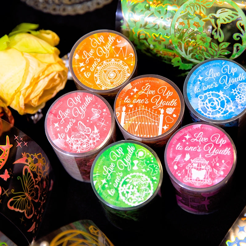 INS-style Holographic Hot Stamping PET Tape a1