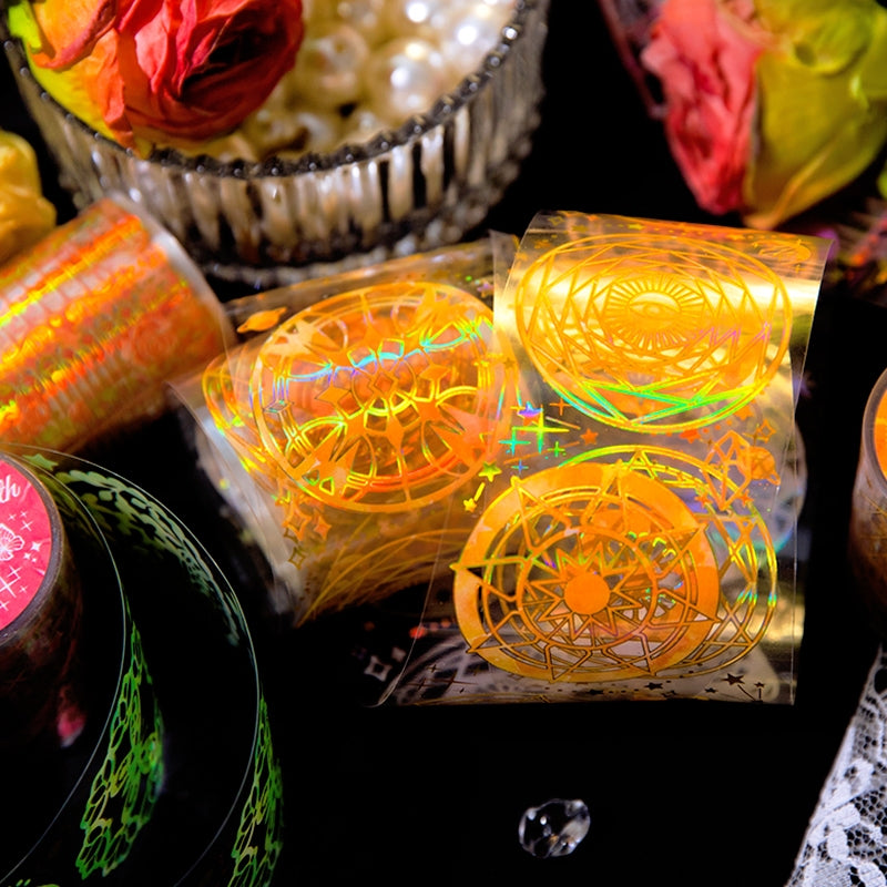 INS-style Holographic Hot Stamping PET Tape b