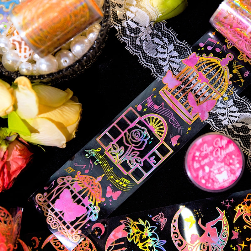 INS-style Holographic Hot Stamping PET Tape b2