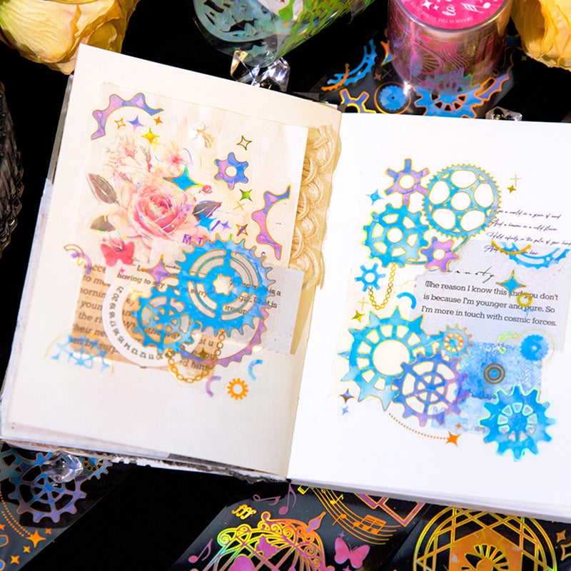 INS-style Holographic Hot Stamping PET Tape b5