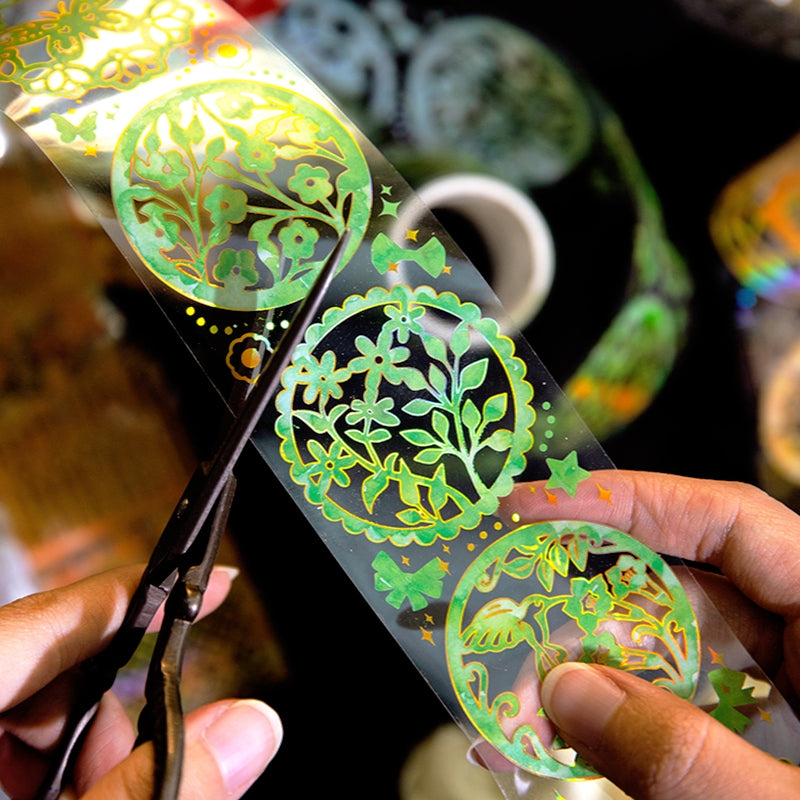 INS-style Holographic Hot Stamping PET Tape c