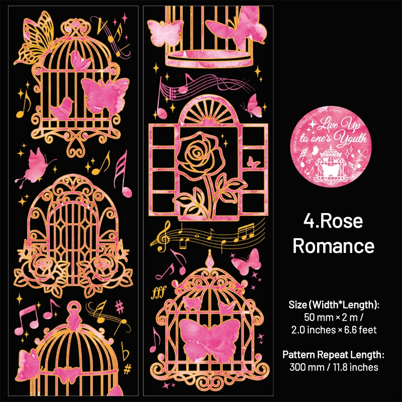 INS-style Holographic Hot Stamping PET Tape sku-4