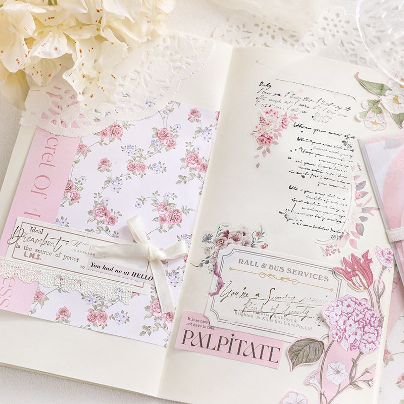 INS-style Multi-material Botanical Floral Paper b4