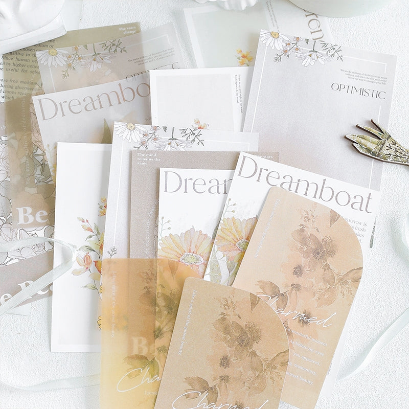 INS-style Multi-material Botanical Floral Paper b6