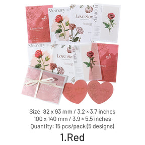 INS-style Multi-material Botanical Floral Paper sku-1